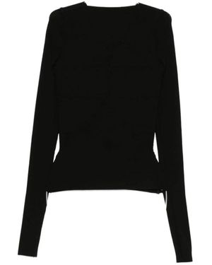 Rick Owens Long Sleeve Tops - Black