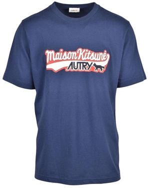 Maison Kitsuné T-Shirts - Blu