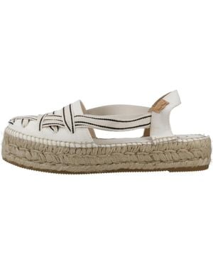 Toni Pons Schoenen ,Wit ,Katoen Rio Cct Alpargatas - Metallic