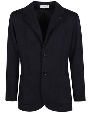 Lardini Jassen ,Blauw ,Gebreid Jasje