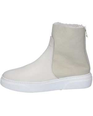 Stokton Leder ankle boots für frauen - Grau