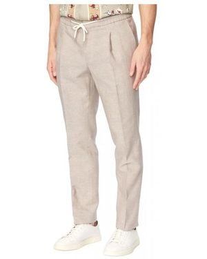 HUGO Slim-Fit Trousers - Natural