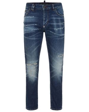Philipp Plein Slim-Fit Jeans - Blue