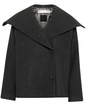 Inwear Double-Breasted Coats - Black