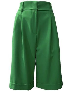 Giulia N Couture Long Shorts - Verde