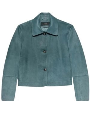 Arma Jassen ,Blauw ,Suède Blauwe Suède Knoopjas