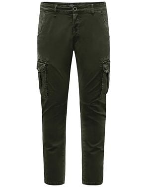 Bomboogie Slim-Fit Trousers - Vert