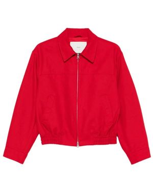 DUNST Bomber Jackets - Red