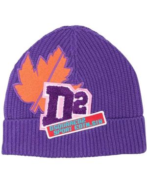 DSquared² Pet Met Logo - Paars
