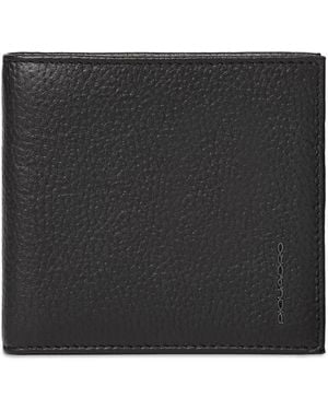 Piquadro Accessoires ,Zwart ,Leer Pu 1666Mosrn Portemonnee