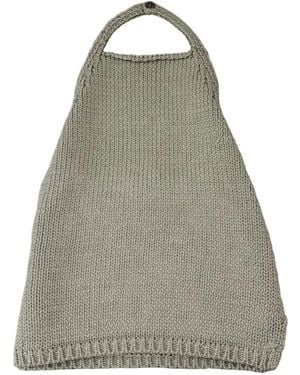 Rohe Chunky Knit Halter Top - Grijs