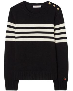 BUSNEL Round-Neck Knitwear - Nero