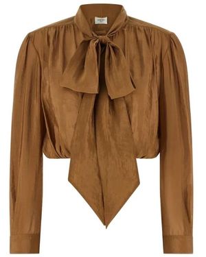 Saint Laurent Blouses - Brown