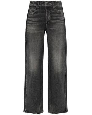 Rag & Bone Miramar Wide-Leg Track Pant - Grau