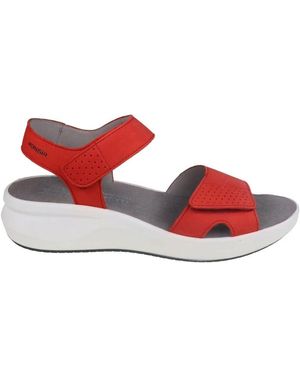 Mephisto Roter slip-on sandale mit soft-air zwischensohle