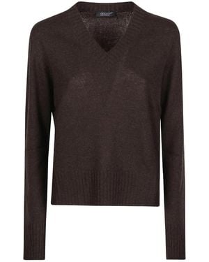Aragona V-Neck Knitwear - Negro