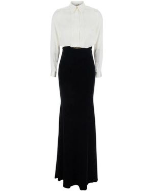 Elisabetta Franchi Maxi Dresses - Negro