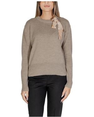 Alviero Martini 1A Classe Round-Neck Knitwear - Naturel