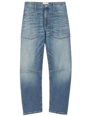 Nili Lotan Cropped Jeans - Azul