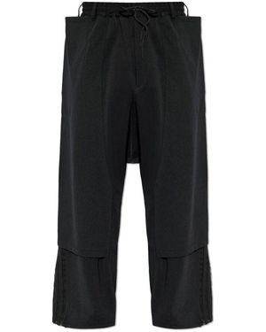 Y-3 Doppellagige hose - Schwarz