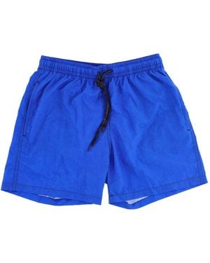 Drumohr Gedrukte Zwemshorts - Blauw