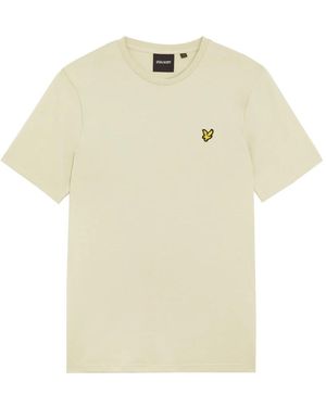 Lyle & Scott Ss T-Shirts Plain T-Shirt - Naturel