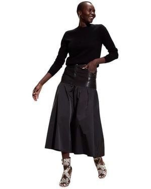 Cynthia Rowley Leather Skirts - Negro