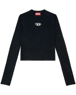 DIESEL Long Sleeve Tops - Black