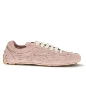 Prada Schoenen ,Roze ,Lamb Ovis Aries Aries Sneakers