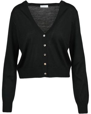 Ballantyne Kurzer Cardigan - Schwarz