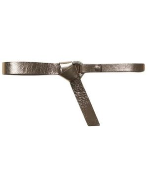 Peserico Ledergürtel Mit Hellem Punkt - Braun
