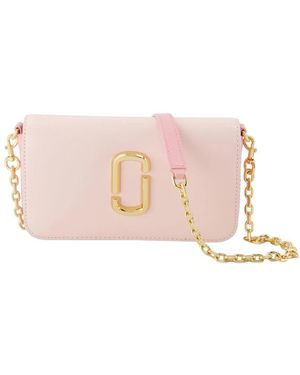 Marc Jacobs The Snapshot Wallet On Chain - Pink