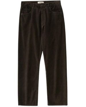 Studio Nicholson Straight Trousers - Negro