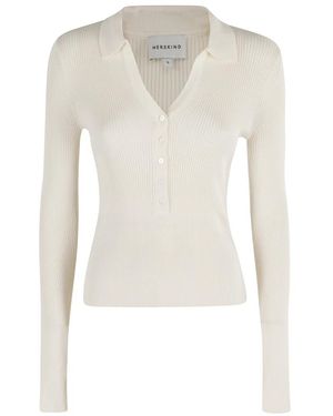 Birgitte Herskind V-Neck Knitwear - Blanco