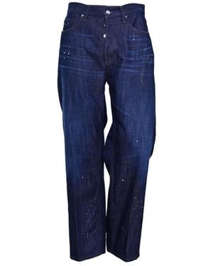 Nine:inthe:morning Straight Trousers - Blue
