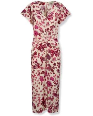 Isabel Marant Kleedjes ,Veelkleurig ,Terenae Dress - Rood