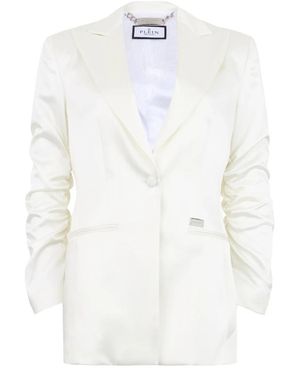 Philipp Plein Cady Cargo Fit Blazer - Wit