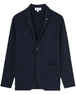 Lardini Jassen ,Blauw ,Wol Giacca