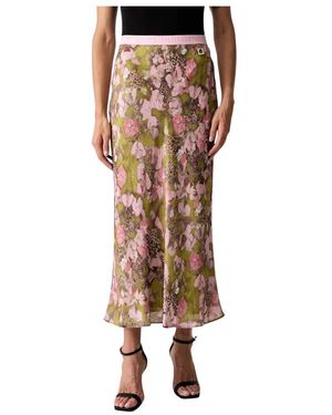 Joop! Rokken ,Veelkleurig ,Maxi Rok - Bruin