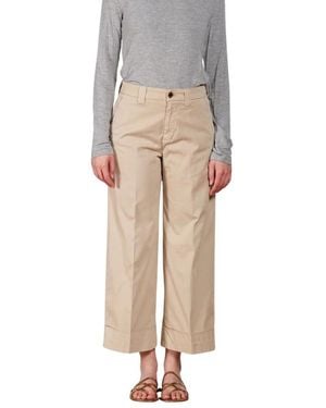 Mason's Wide Trousers - Neutro