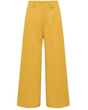 Maliparmi Wide Trousers - Giallo