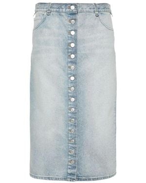 Courreges Denim Skirts - Blue