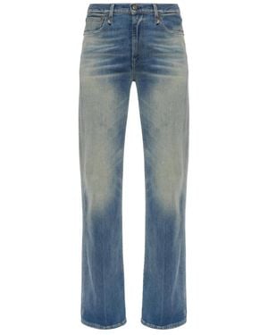 R13 Articulated Knee X-Bf Jean - Blauw