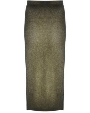 Avant Toi Midi Skirts - Verde