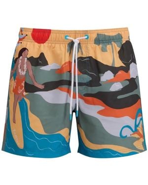 Sundek M504Bdrt3G8 Boardshort - Blauw