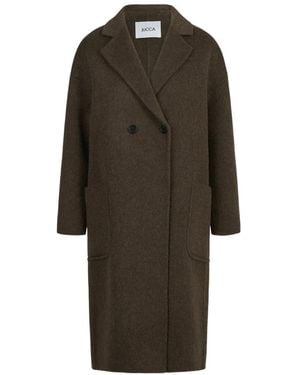 Jucca Double-Breasted Coats - Green
