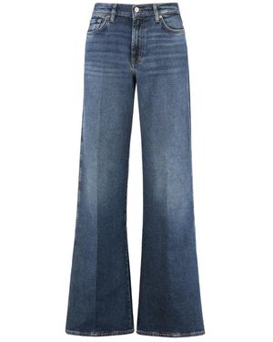 7 For All Mankind Wide Jeans - Blu