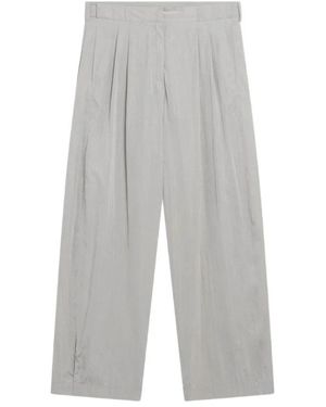 The Row Wide Trousers - Grey