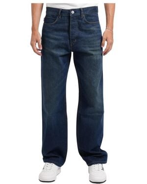 HUGO Jeans ,Blauw ,5-Pocket Relaxed Straight Jeans