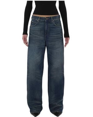 Haikure Jeans ,Blauw ,Katoen Wide Jeans